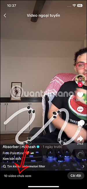 Xem video TikTok offline