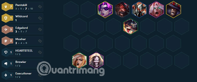 build pentakill tft
