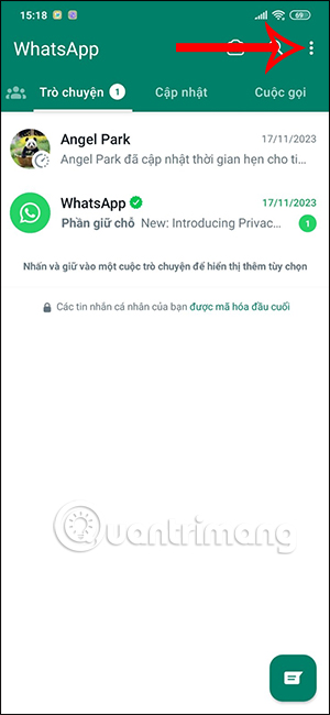 Tùy chọn WhatsApp