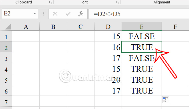 Hướng dẫn chèn dấu khác trong Excel