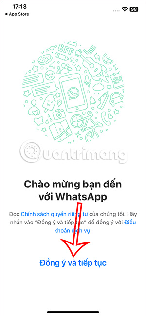 Dùng WhatsApp trên điện thoại phụ