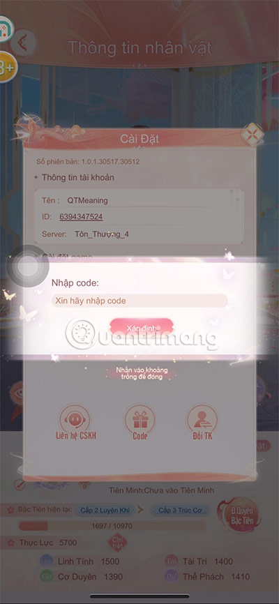 giftcode gap go ton thuong