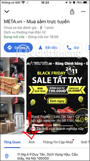 Ảnh về địa điểm trên Google Maps