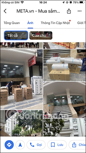 Xem ảnh về địa điểm trên Google Maps