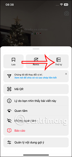 Ghép nối video Instagram Reels