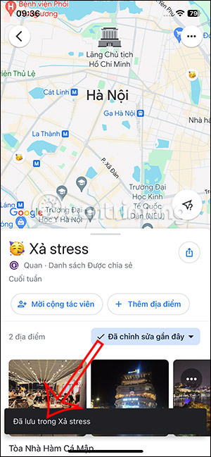 Tự động thêm địa điểm Google Maps