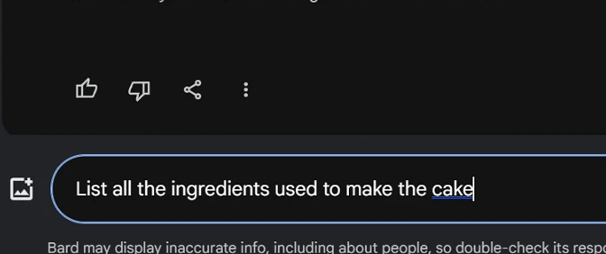 Thông tin trong video Youtube trên Google Bard