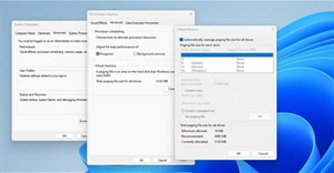 Hướng dẫn thay đổi kích thước và vị trí Pagefile trên Windows