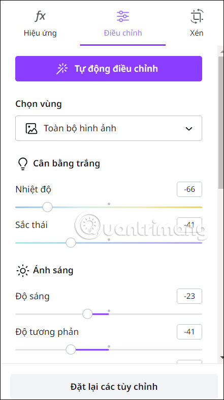 Chỉnh sửa ảnh văn bản trong Canva
