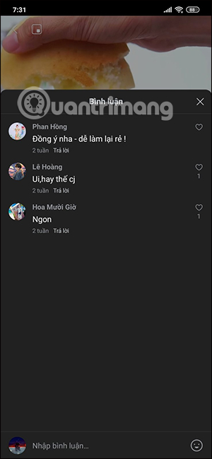 Bình luận video Zalo Video