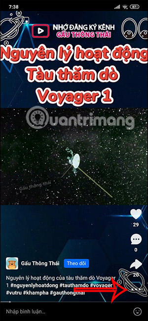 Tùy chọn video Zalo Video đã lưu