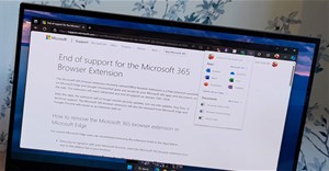 Tiện ích mở rộng Microsoft 365 dành cho trình duyệt Edge và Chrome sắp ngừng hoạt động