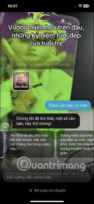 Gợi ý văn bản cho video