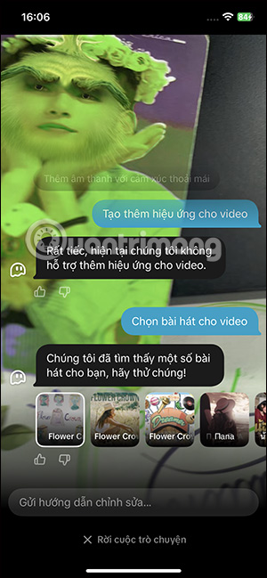Đề xuất bài hát thêm vào video