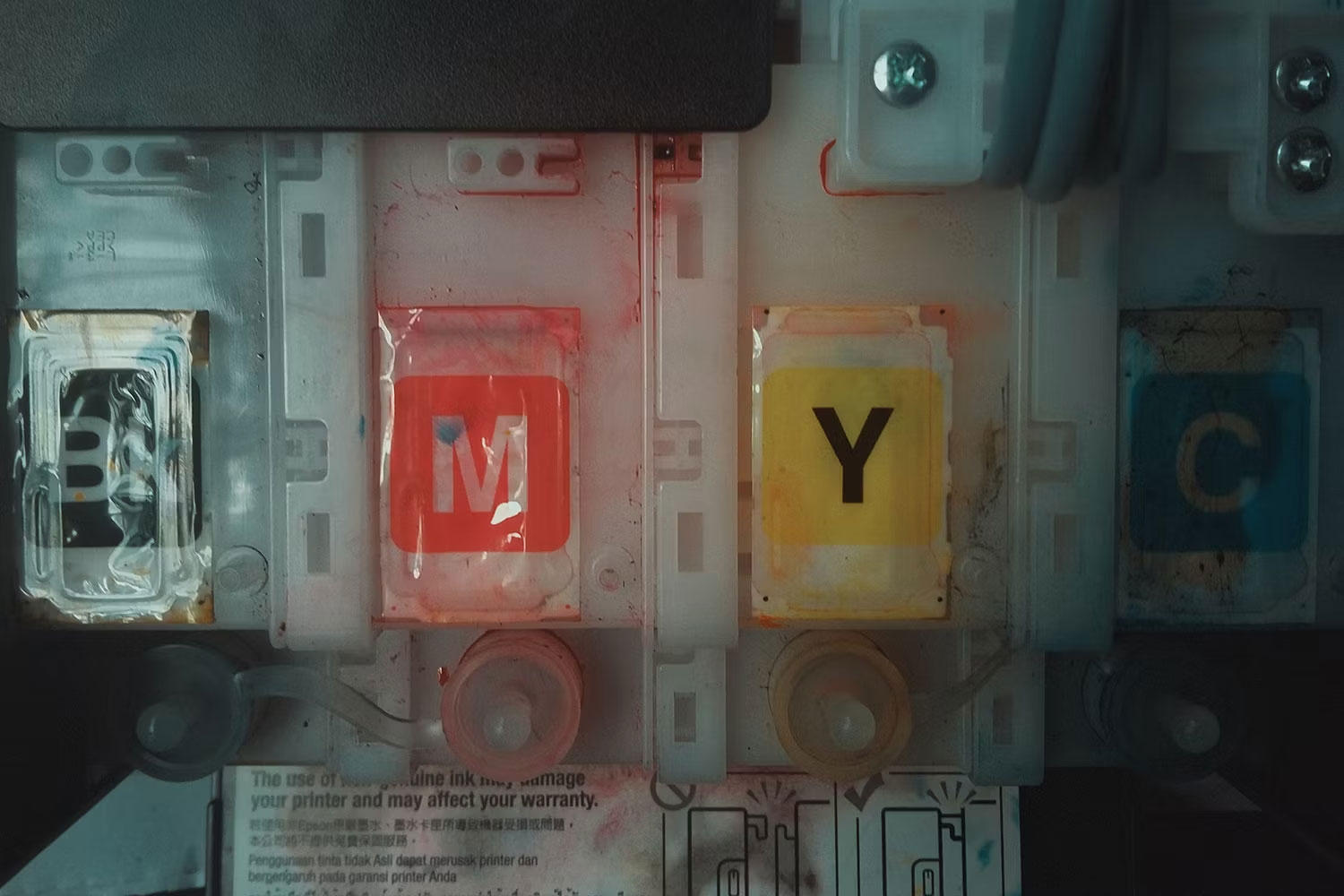 Hộp đựng mực CMYK