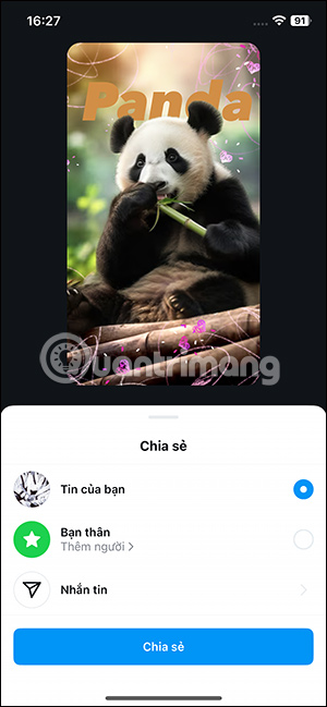 Đăng Instagram Story