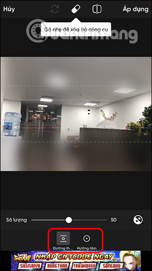 2 kiểu phân vùng làm mờ ảnh trên PicsArt