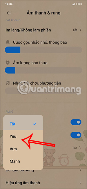 Hiệu ứng rung màn hình