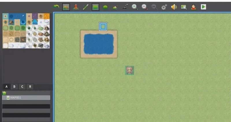 Tạo game mới trên RPG Maker MV.
