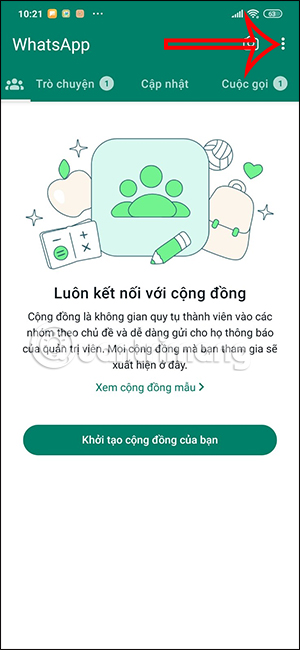 Tùy chọn WhatsApp