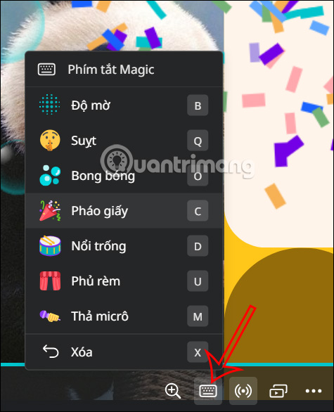 Hiệu ứng thuyết trình trên Canva