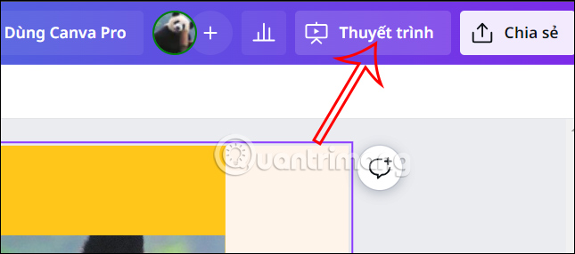 Thuyết trình trên Canva