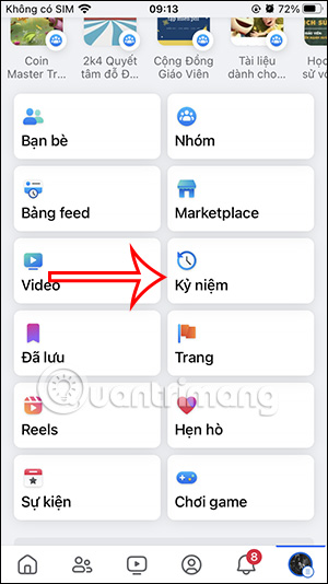 Kỷ niệm Facebook