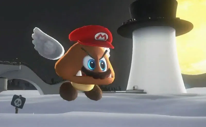 Chơi một trong những game Nintendo Switch hay nhất, Mario Odyssey.