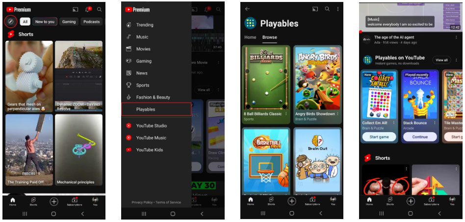 Game Playables trên YouTube