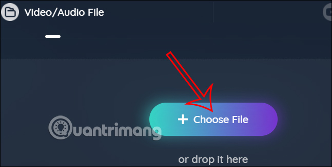 Tải nhạc lên EaseUS Vocal Remover