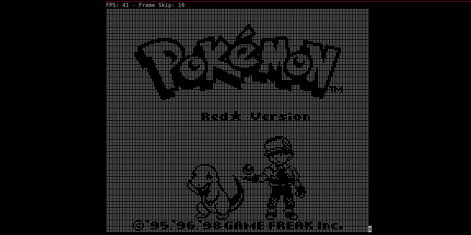 Game Pokemon trong Linux Terminal
