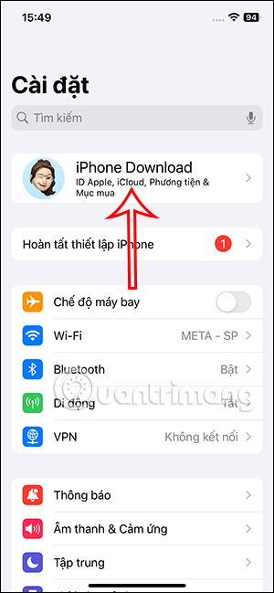 Tài khoản Apple ID