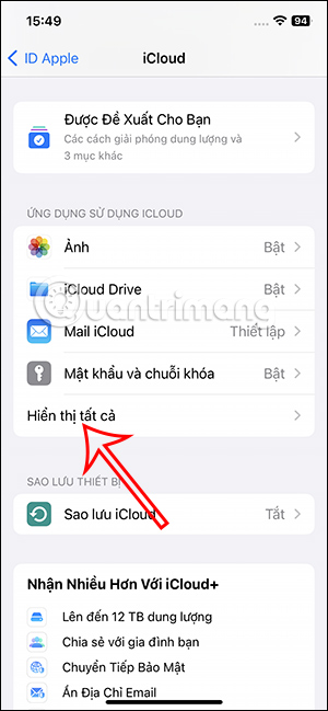 Hiển thị tất cả ứng dụng trên iPhone