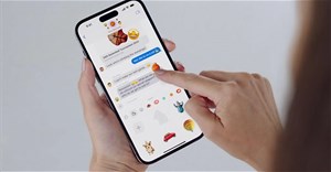 Cách phản hồi tin nhắn bằng sticker trên iPhone