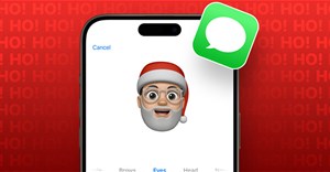 Cách tạo memoji ông già Noel trên iPhone