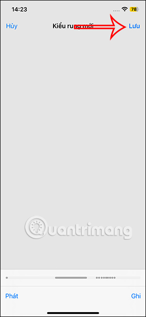 Lưu liểu rung mới cho iPhone