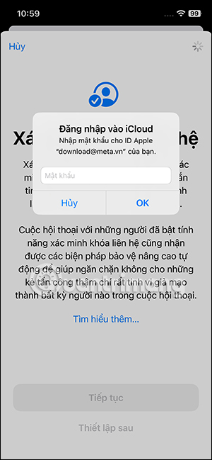 Mật khẩu Apple ID