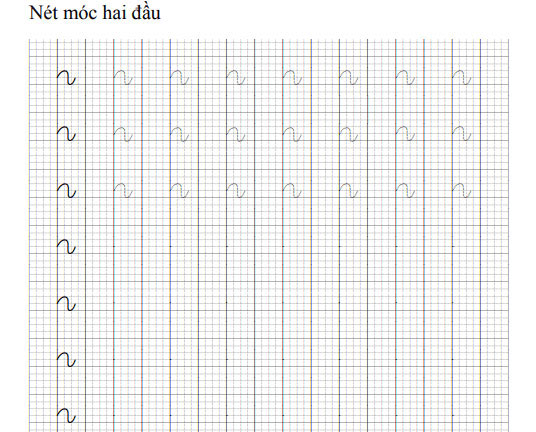 Nét móc 2 đầu
