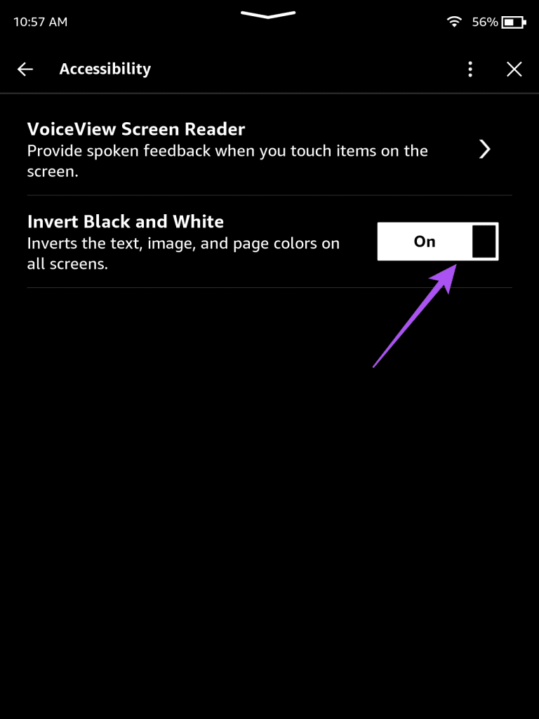 Sử dụng Night Mode trên Kindle
