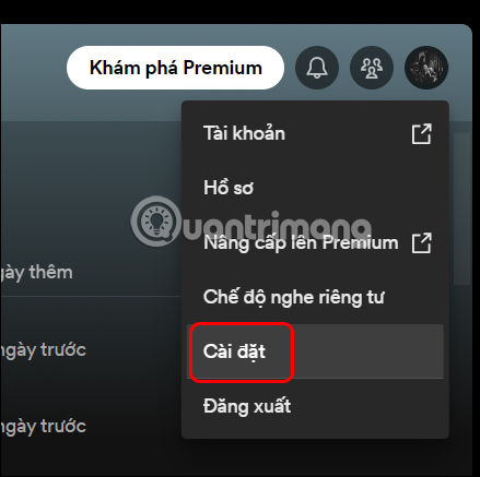 Cài đặt Spotify trên máy tính