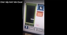 Chơi ‘xếp hình’ trên Excel 