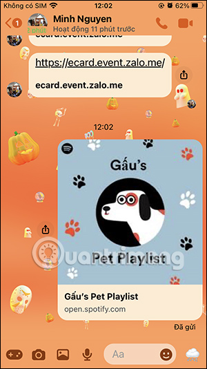 Mở playlist cộng tác Spotify