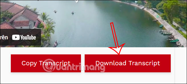 Tải phụ đề video YouTube trên Transcriptal