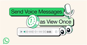 Cách gửi tin nhắn âm thanh WhatsApp tự biến mất