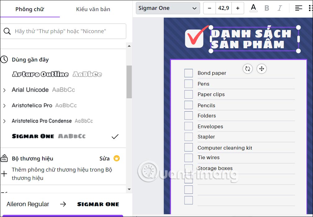 H ng d n t o checklist trong canva r t n gi n quantrimang