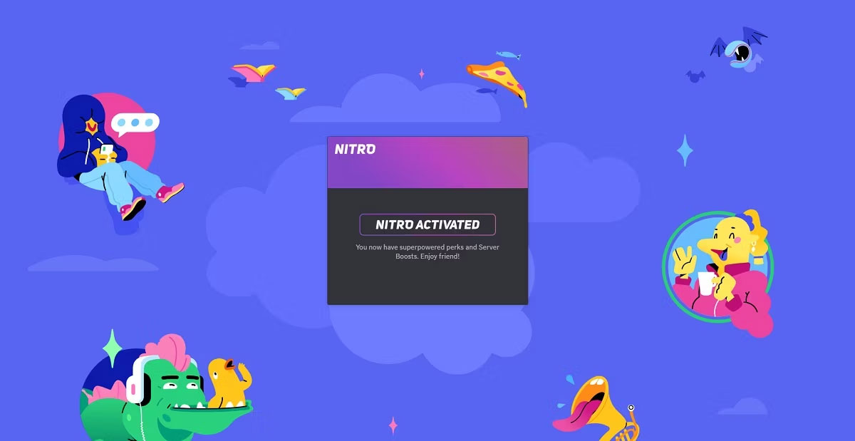 Discord Nitro is enabled