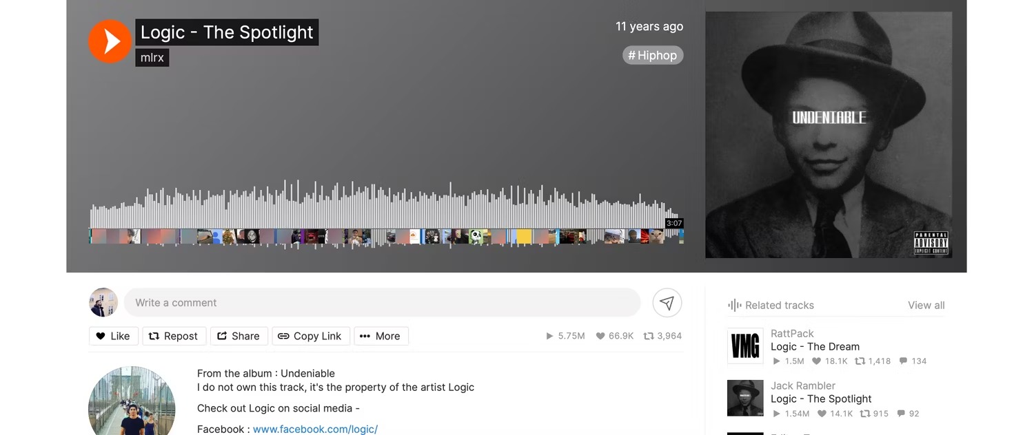 Một bản remix trên SoundCloud