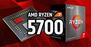 AMD Ryzen 7 5700 AM4: Không GPU tích hợp, 8 lõi, xung nhịp lên tới 4,6 GHz