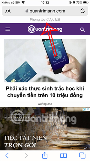 Lockdown Mode cho Safari 