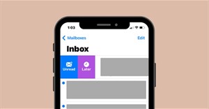 Cách nhắc đọc lại email trên iPhone